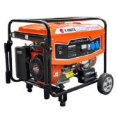 Máy phát điện chạy xăng Kabuto KBT7500SE (7KW, đề nổ, bánh xe, tay cầm)