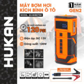 MÁY BƠM LỐP VÀ KÍCH NỔ Ô TÔ (GEN2) - F G2-BKB070w