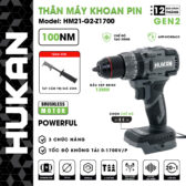 THÂN MÁY KHOAN PIN 13MM BODY HM21-G2-Z1700