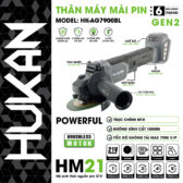 THÂN MÁY MÀI PIN 5 TỐC ĐỘ (GEN2) BODY HK-AG7900BL