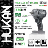 THÂN MÁY SIẾT BULONG PIN (ĐẦU 1-2) BODY G2-LX570
