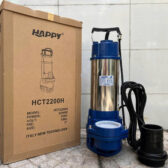 Máy bơm chìm nước thải HAPPY PUMP HCT2200H, 2200W 3HP thân inox, lõi đồng
