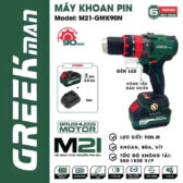Máy khoan Pin 21V Greekman M21-GMK90N