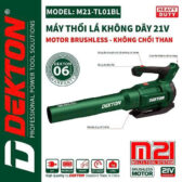 Máy Thổi Lá Dùng Pin Dekton M21-TL01BL
