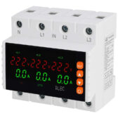 Rơ le bảo vệ điện áp iLEC VAP-63/3PN đóng/ngắt tự động, bảo vệ quá áp, thấp áp, quá dòng, mất pha và lệch pha