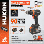 Bộ Máy khoan pin (GEN 3) G3-F120PRO 3 chức năng 120Nm, Combo pin 4.0Ah và sạc 2.0A tiện dụng