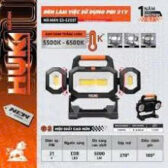 Thân Đèn Chiếu Sáng HUKAN G3-GZ037, Ánh Sáng Trằng Lạnh 6500k, 3 Đèn Gập Mở, Chân Pin Phổ Thông