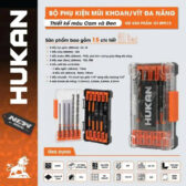 Bộ phụ kiện mũi khoan/vít đa năng HUKAN G1-BPK015