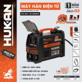 Máy hàn que Hukan G2-200MINI có hộp nhựa cao cấp
