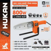 Máy hàn ống nhựa HUKAN G1-HN2430, Công suất 800W, Nhiệt độ điều chỉnh: 0°C – 300°C