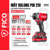 Bộ Máy siết bulong dùng pin FICO FC-800X | 650N.m ( bao gồm 2 pin 1 sạc )