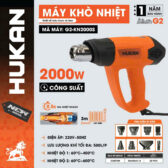 MÁY KHÒ NHIỆT ĐIỆN (GEN2) HUKAN G2-KN2000S