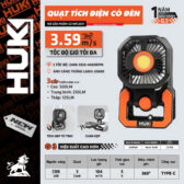 QUẠT ĐỂ BÀN CÓ TÍCH HỢP ĐÈN (GEN3) HUKAN G3-WFL5611